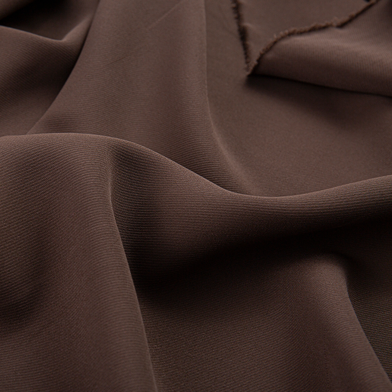 HY297 Mørkebrun 260GSM 150D matt filament firesidig stretch dobbeltlags stoff polyester 4 veis stretch stoff for badetøy