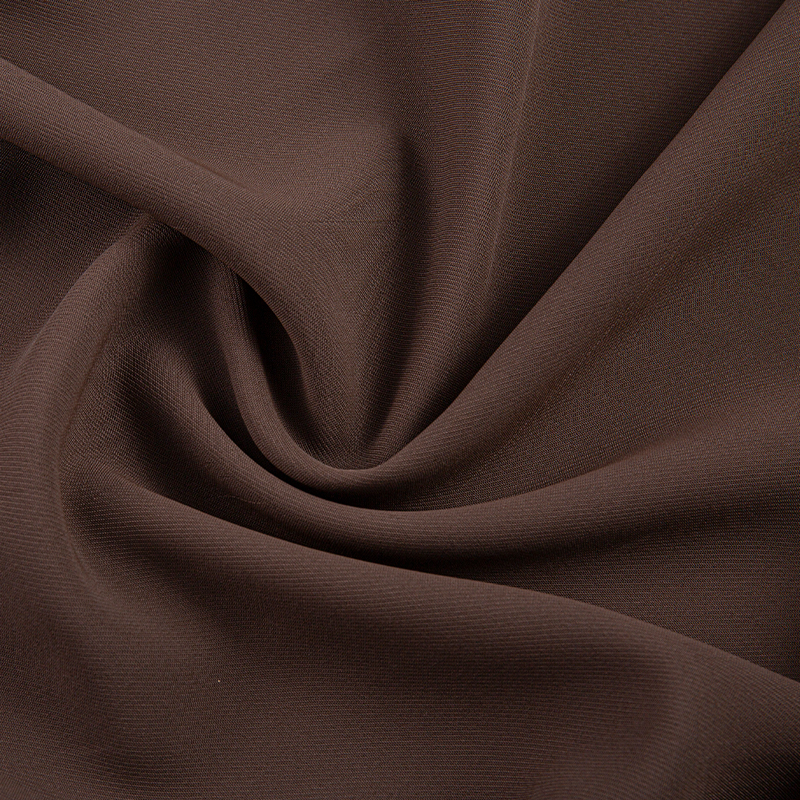 HY297 Mørkebrun 260GSM 150D matt filament firesidig stretch dobbeltlags stoff polyester 4 veis stretch stoff for badetøy