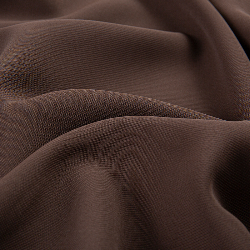 HY297 Mørkebrun 260GSM 150D matt filament firesidig stretch dobbeltlags stoff polyester 4 veis stretch stoff for badetøy
