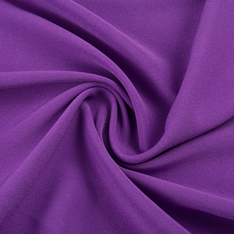 HY070 Lilla kompositt silkeveft stretch 2/2 twill klesstoff