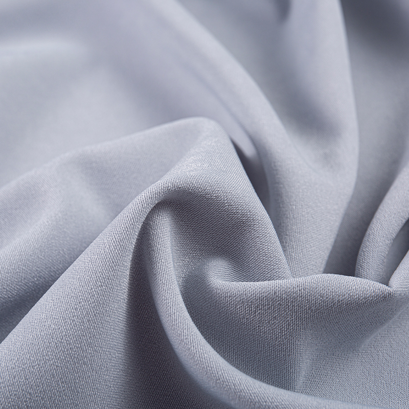 HY275 Grå polyester-spandex kompositt silke isblomst fløyelsstoff