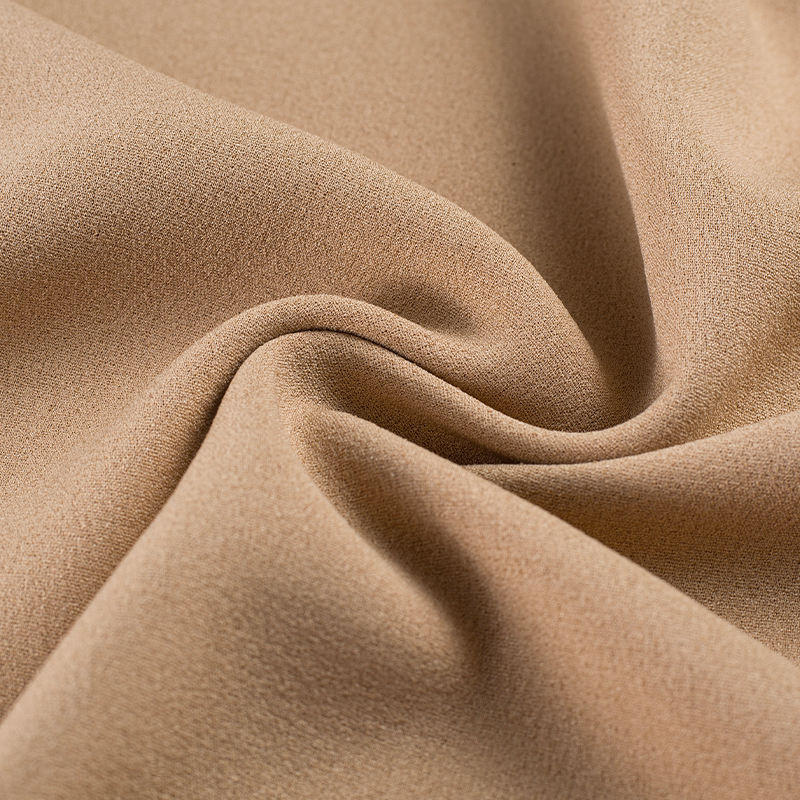 HY051 False Twist dobbeltlags silkeblandet stoff